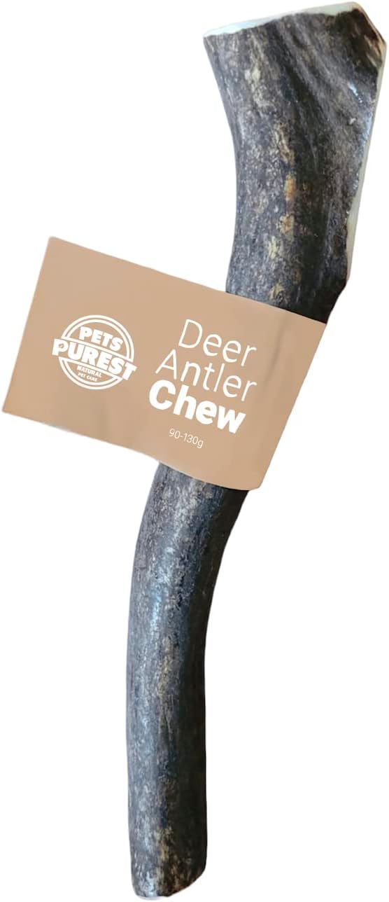 100% Natural 1x Deer Antler Stag Horn Dog Chew with Minerals & Calcium