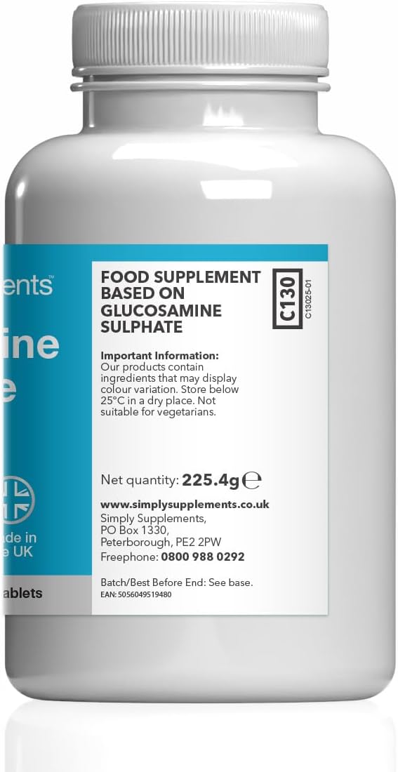 Glucosamine Sulphate 2KCL 1000mg Joint Support Supplement