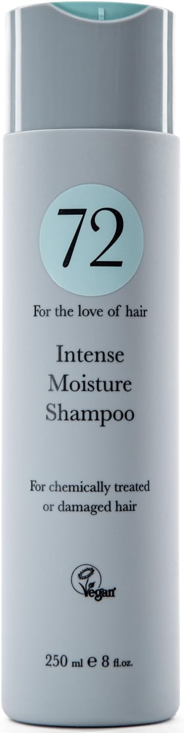 Hair Intense Moisture Vegan Shampoo, Organic Sulphate and Paraben Free Anti Frizz Treatment, Cruelty Free