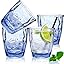 4 Pack Plastic Tumblers 380ml Plastic Acrylic Drinking Tumblers, 13 Oz Reusable Water Cups Stackable Glasses Cocktail Glasses for Everyday Use, Portable Water Tumblers for Picnic Party Camping