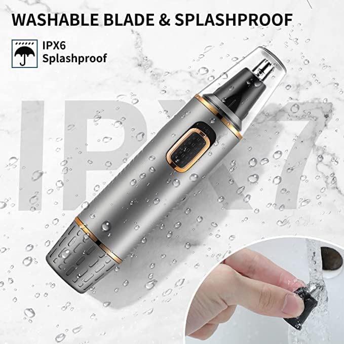 Nose Hair Trimmer for Men,4 in 1 Rechargable Nose Trimmer Men 2025 Professional Upgrade Painless Noses Hair Trimmer