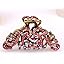 Metal Antique Silver Plated Hair Clips Women, Crystal Rhinestone Hair Claw, Diamante Hair Clamp, Anti Slip Large Claw Clips for Thin & Thick Hair, Hair Styling Accessories Women