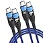 USB C to USB C 100W 5A C to C Charger Cable Fast Charge [2M/2Pack] USB Type C to Type C Charger Charging Cable