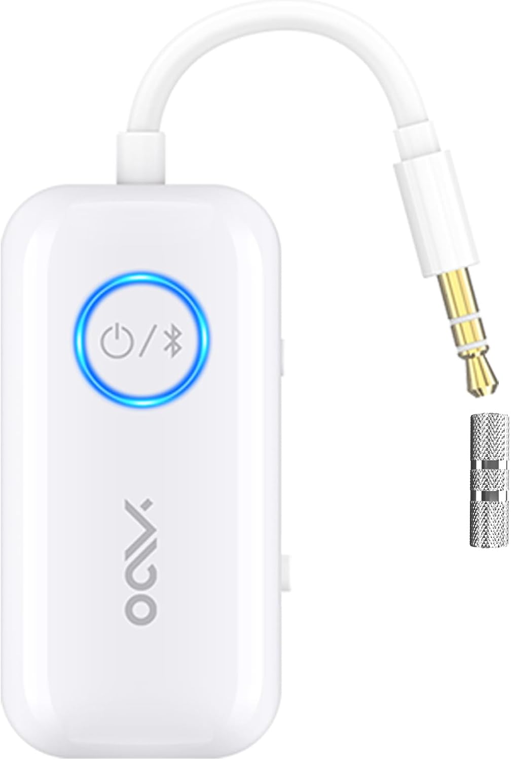 Bluetooth 5.3 Transmitter Receiver for Headphones, Dual Pairing 2 in 1 Bluetooth Adapter with Aptx/Aptx-HD/Low Latency, Adapter Jack for Aeroplane/Gym/Smartphone/TV