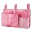 Caddy Hanging Organizer Bedside Storage Bag, 600D Oxford Cloth with Hook&Loop Fastener for Bunk and Hospital Beds,Dorm Rooms Bed Rails