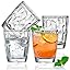 4 Pack Plastic Tumblers 380ml Plastic Acrylic Drinking Tumblers, 13 Oz Reusable Water Cups Stackable Glasses Cocktail Glasses for Everyday Use, Portable Water Tumblers for Picnic Party Camping