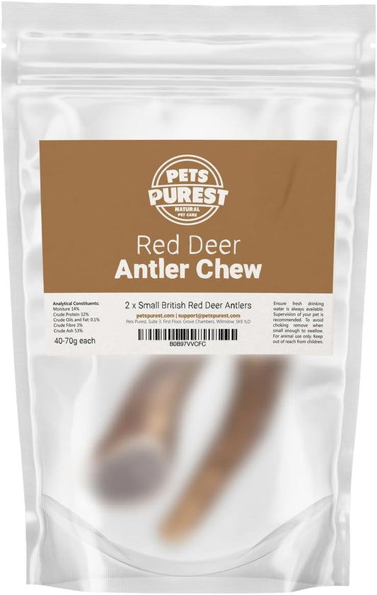 100% Natural 1x Deer Antler Stag Horn Dog Chew with Minerals & Calcium
