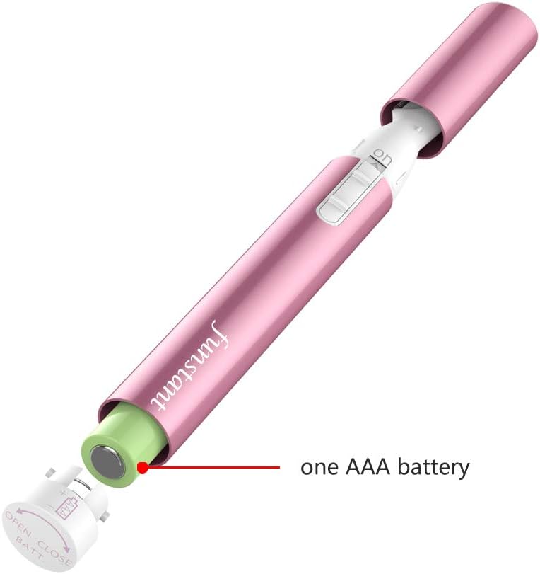 Upgraded Precision Facial Hair Trimmer for Women - Electric Eyebrow with Comb