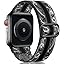 Solo Loop Strap Compatible with Apple Watch Strap 38mm 40mm 41mm 42mm 44mm 45mm 46mm 49mm, Adjustable Stretch Nylon Braided Sport Strap