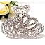 Metal Antique Silver Plated Hair Clips Women, Crystal Rhinestone Hair Claw, Diamante Hair Clamp, Anti Slip Large Claw Clips for Thin & Thick Hair, Hair Styling Accessories Women