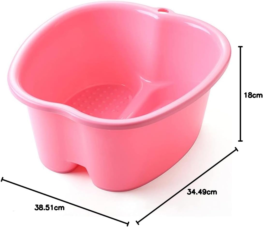 Foot Soak Basin Bath Spa Tub, Large Size Plastic Foot Sink for Soaking Feet Foot Bucket Bowl for Home Foot spa Treatment/Relax/Dead Skin Remover/Pedicure, Foot Care Gift