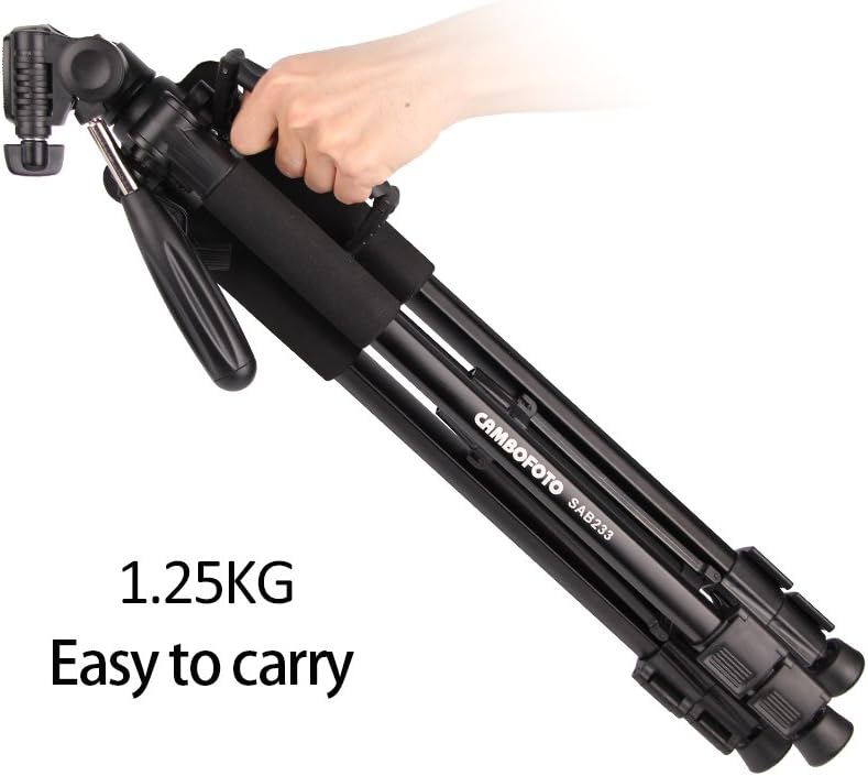Lightweight Camera Tripod/Monopod with 3-Way Panoramic Head