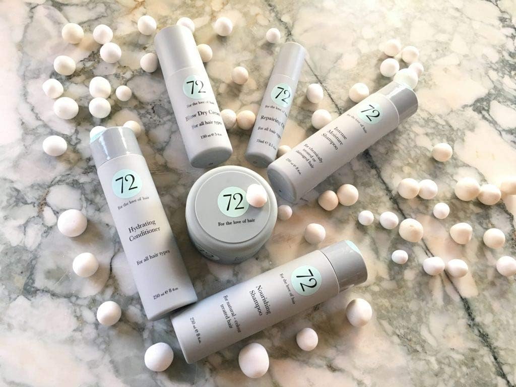 Hair Intense Moisture Vegan Shampoo, Organic Sulphate and Paraben Free Anti Frizz Treatment, Cruelty Free