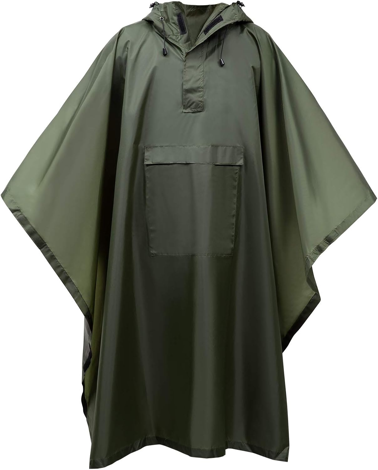 Rain poncho, 3-in-1 multifunctional rain cape rain coat with Hood for camping hiking for adults, men/women