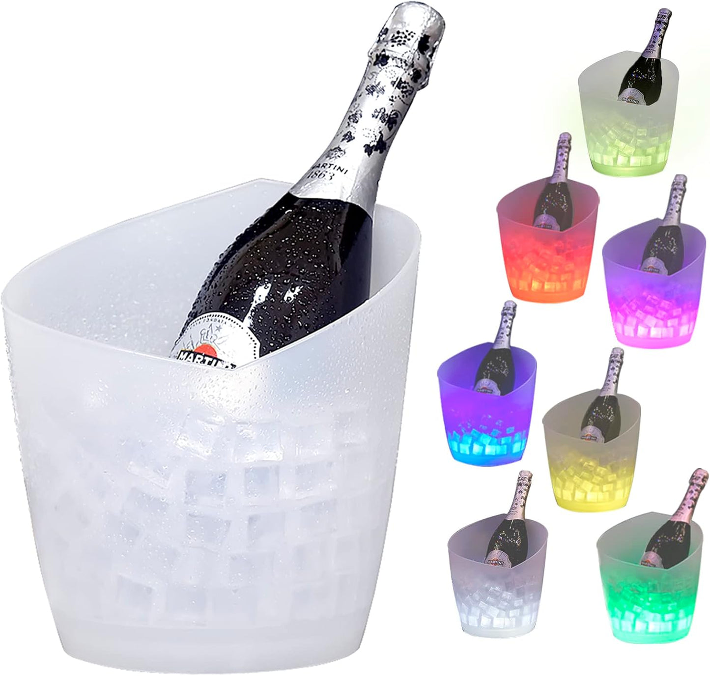 LED Ice Bucket with Multi-Color Changing Lights