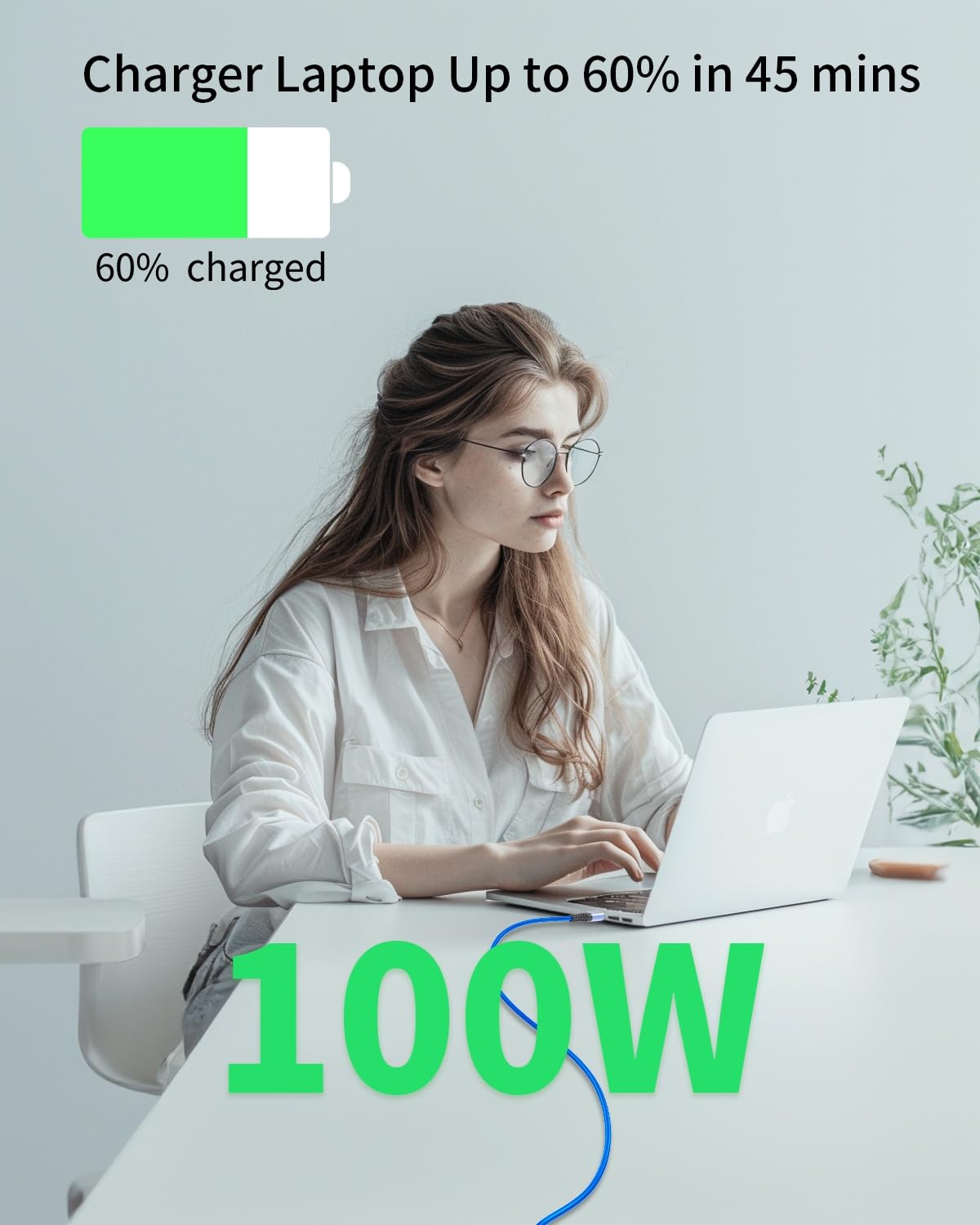 USB C to USB C Charger Cable, 3Pack 2M 100W 5A Type C Charger Cable Fast Charging for iPhone 16 15 Pro Max MacBook Pro iPad Air, Samsung S24 S23 S22 S21, Pixel 7 6, Switch, PS5