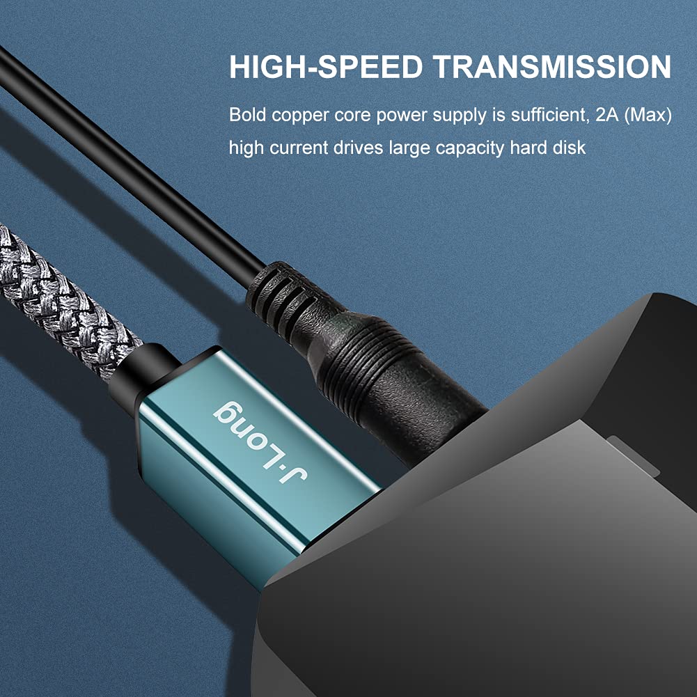 USB 3.0 A Male to B Male Cable 4M, Superspeed Braided USB 3.0 Type A to B Cable Compatible with Printers,Docking Station,External Hard Drivers,Scanner,USB Hub and More Devices