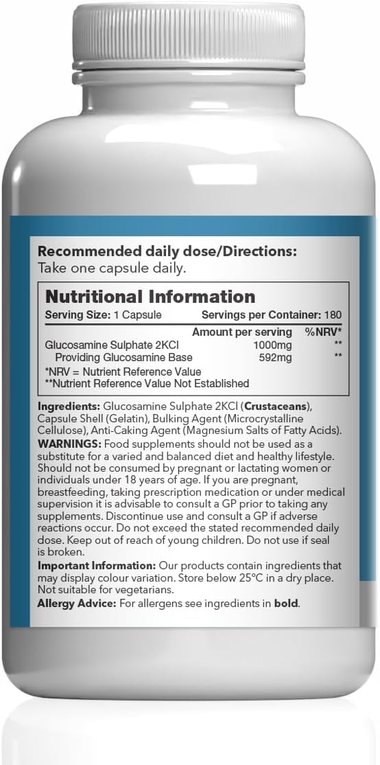 Glucosamine Sulphate 2KCl 1000mg for Joint Care