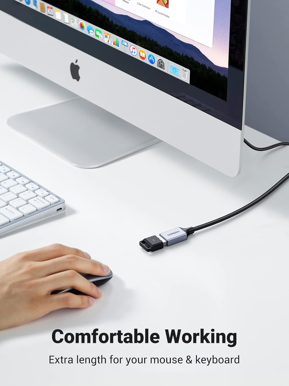 USB 3.0 Extension Cable 3M 2Pack, USB A Male to A Female Extender, USB Extension Lead Supports 5Gbps High Speed Data Transfer, Compatible with USB Disk Keyboard Mouse Hard Drive Printer Scanner