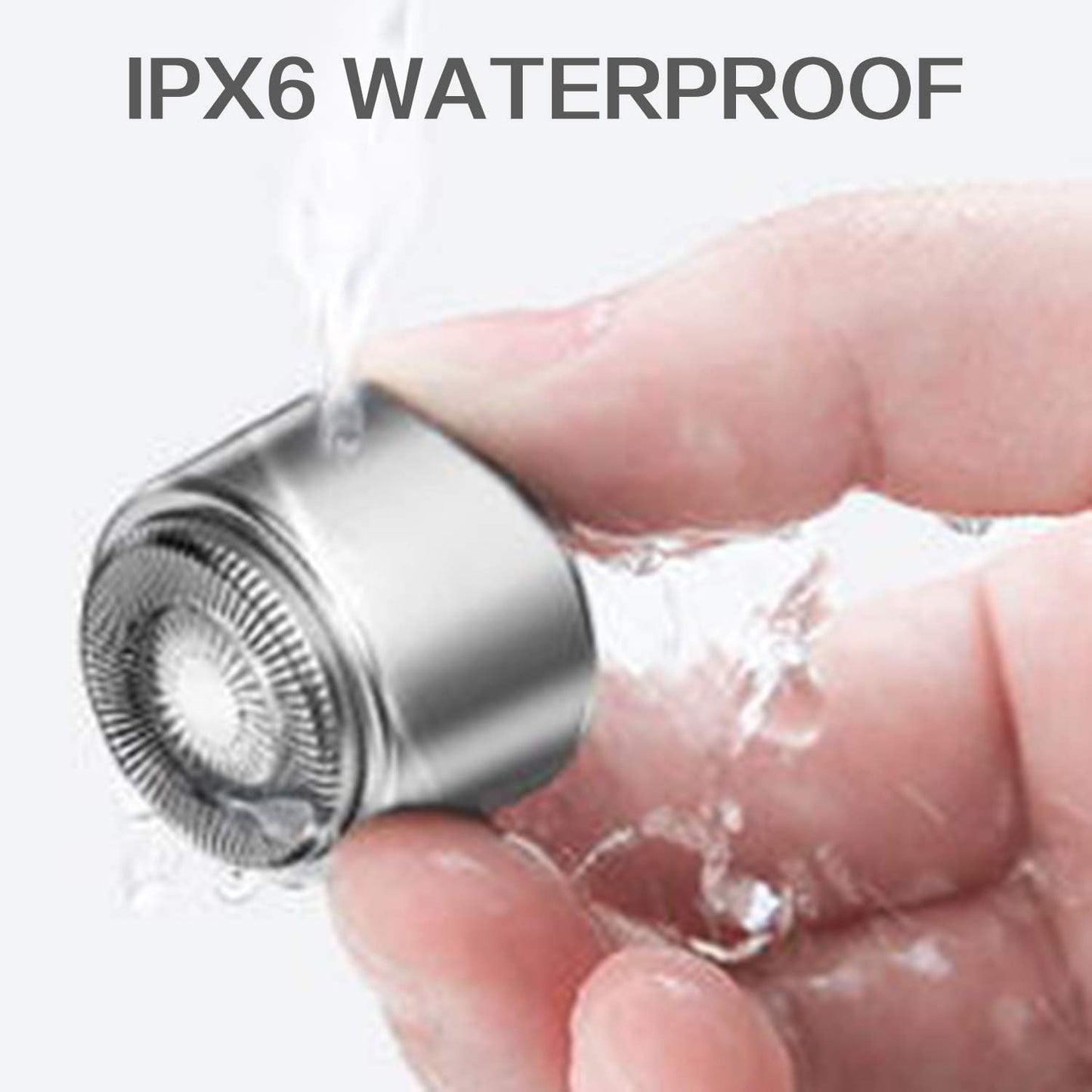 Portable Facial Hair Remover with Cleaning Brush for Women, USB Rechargeable Shaver