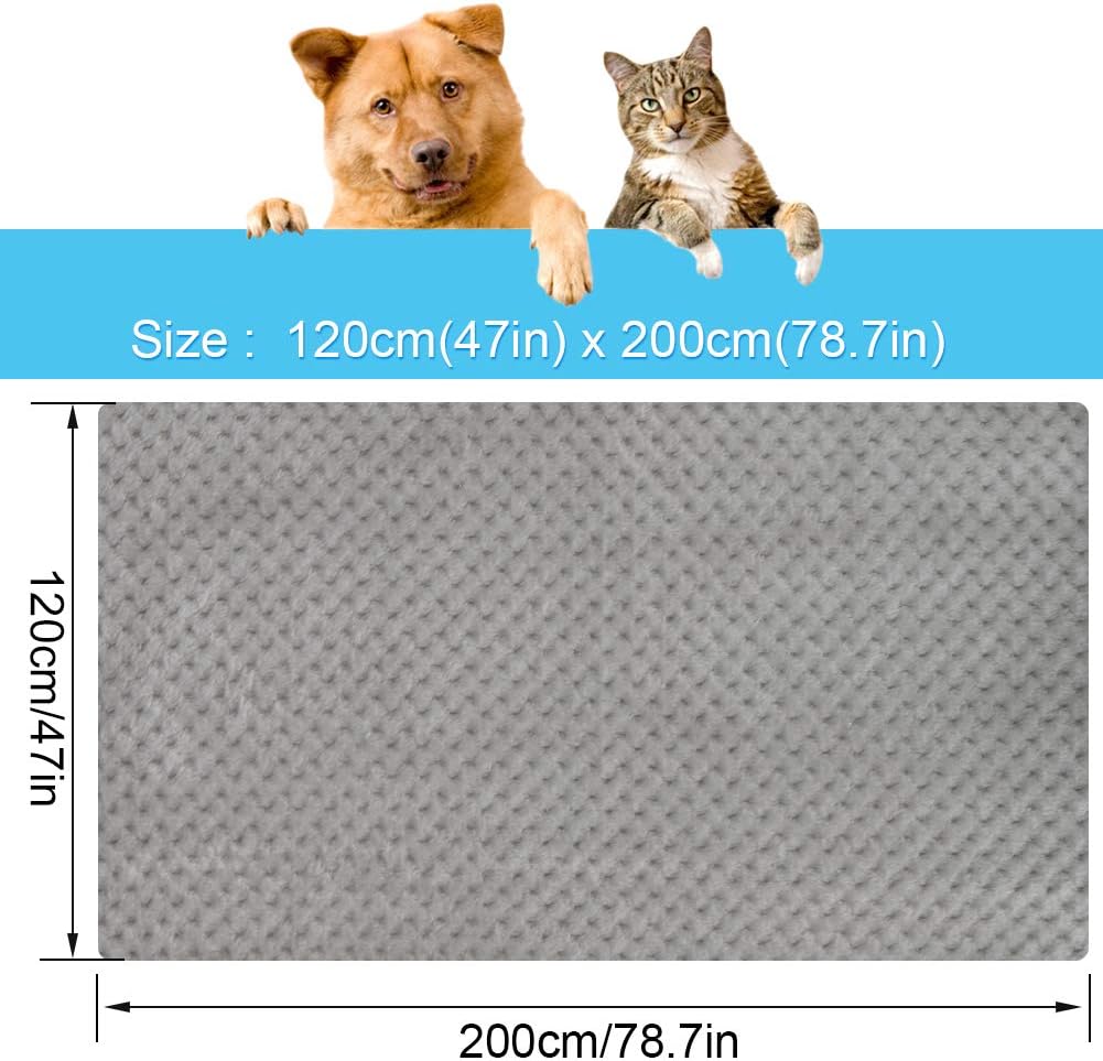 Dog Blanket Washable Extra Large 120x200cm Puppy Blanket, Fluffy Fleece Pet Blanket Throw for Puppy Dogs, Cats and Other Large Extra Large Pets