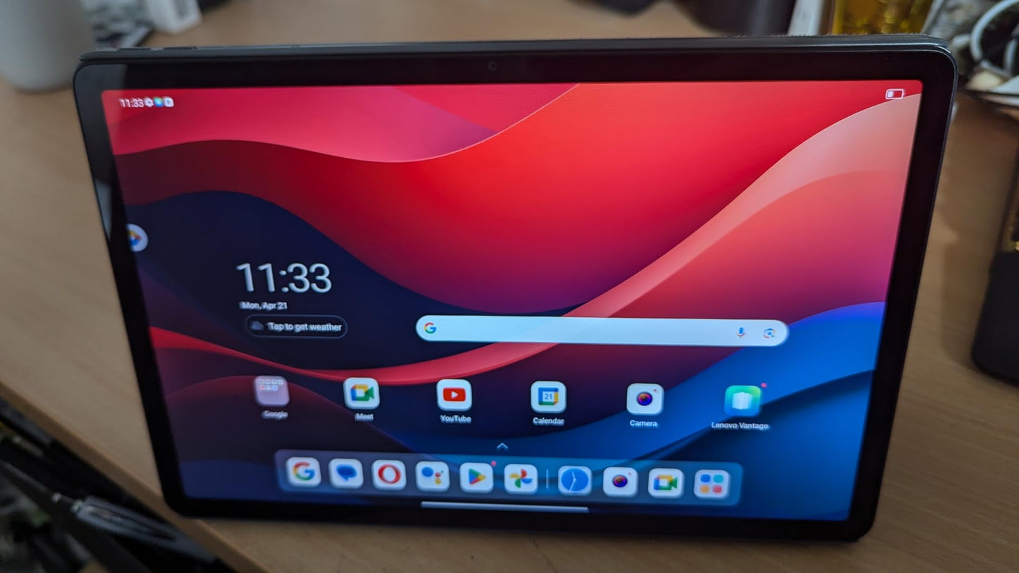 Lenovo Tab M11 Android Tablet | 11 Inch Full HD 1200p | 128 GB | Lenovo Tab Pen + Folio Case | WiFi | 4 GB RAM | Luna Grey | Designed for Portable Entertainment