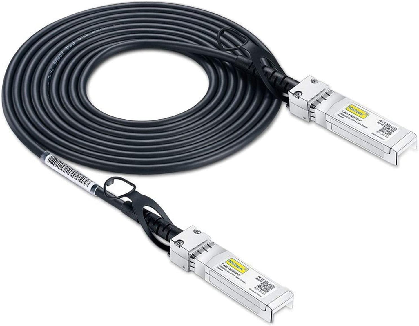 SFP+ DAC Twinax Cable 8-Meter(26ft), Direct Attach Copper Patch Passive Cable for Cisco SFP-H10GB-CU8M, Ubiquiti UniFi, Netgear, D-Link, Zyxel, Mikrotik and More