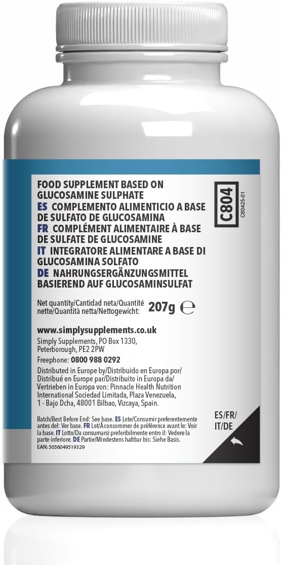 Glucosamine Sulphate 2KCl 1000mg for Joint Care