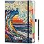 Diary 2025-2026 - Academic Diary A5 Page a Day, Mid-Year Planner (Aug.25-Jul.26) with Monthly View, Pen Set, Colourful Tabs Famous Quotes, Inner Pocket, Cat Theme