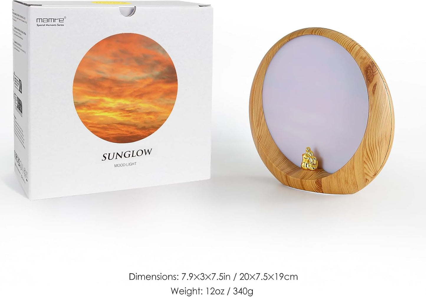 Sunset Glow Table Lamp, Anniversary Valentine Gifts for Him, Mr & Mrs Signs for Wedding Table Décor, Art Ornament Home Gift Xmas Gift