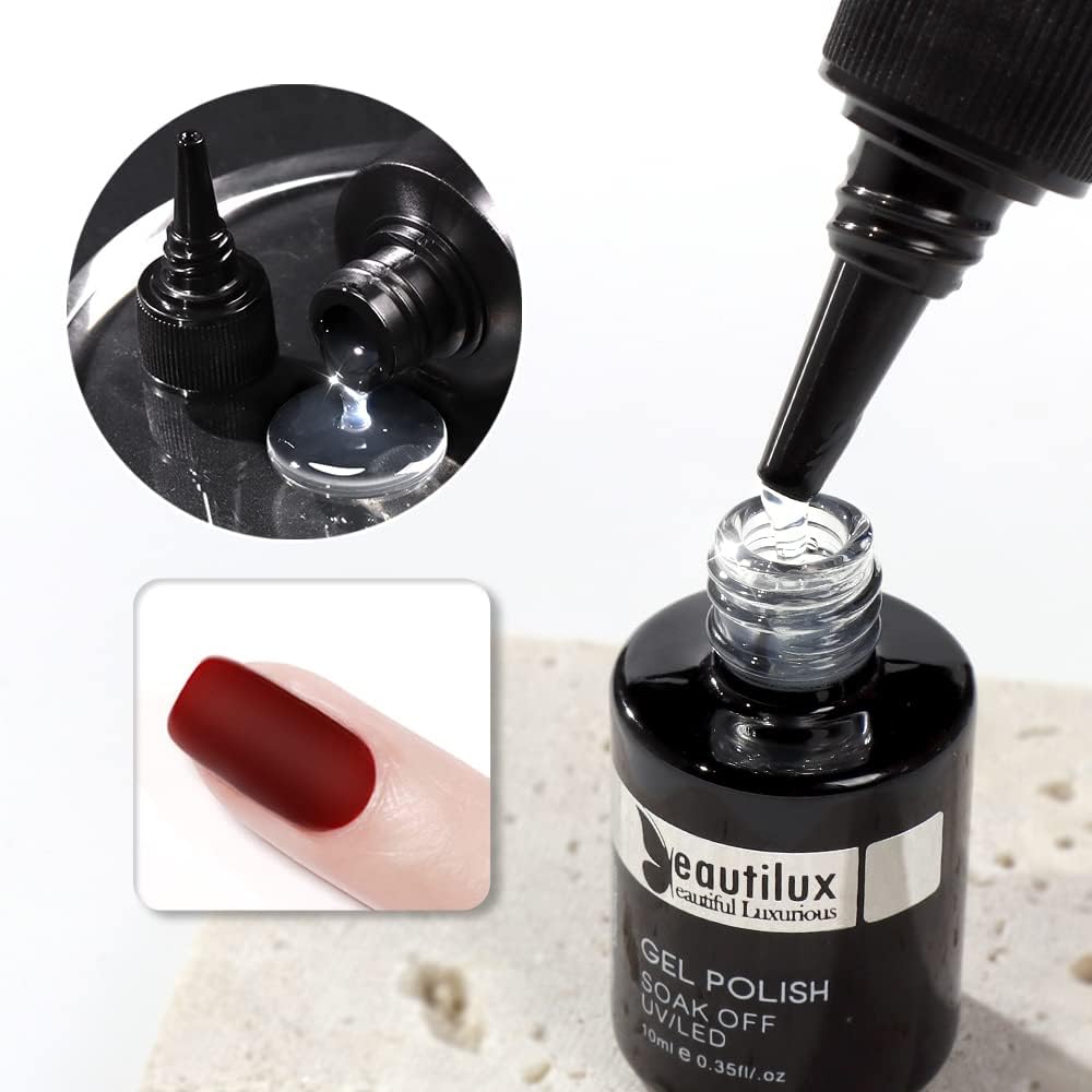 Semi-Permanent top coat (100ml Matte Top No Wipe)