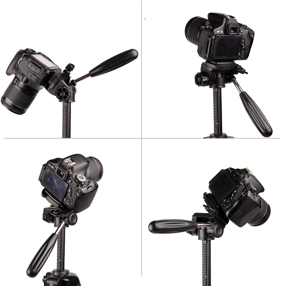 Lightweight Camera Tripod/Monopod with 3-Way Panoramic Head