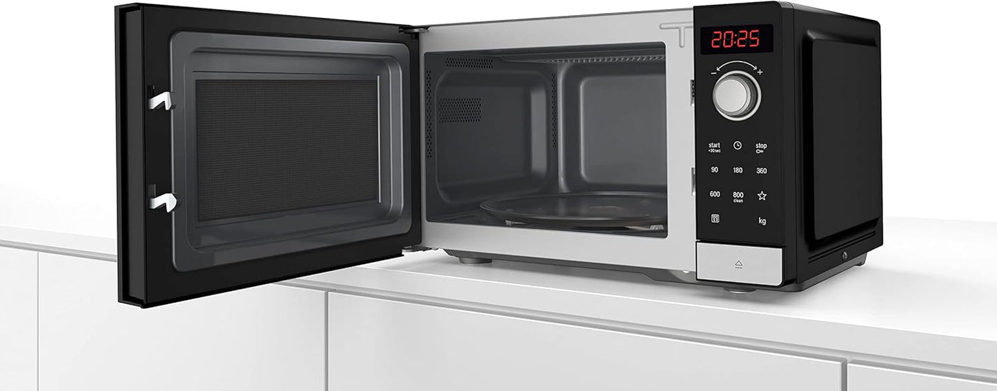 Bosch Serie 2 FFL023MS2B Freestanding microwave, 44 x 26 cm, Stainless steel