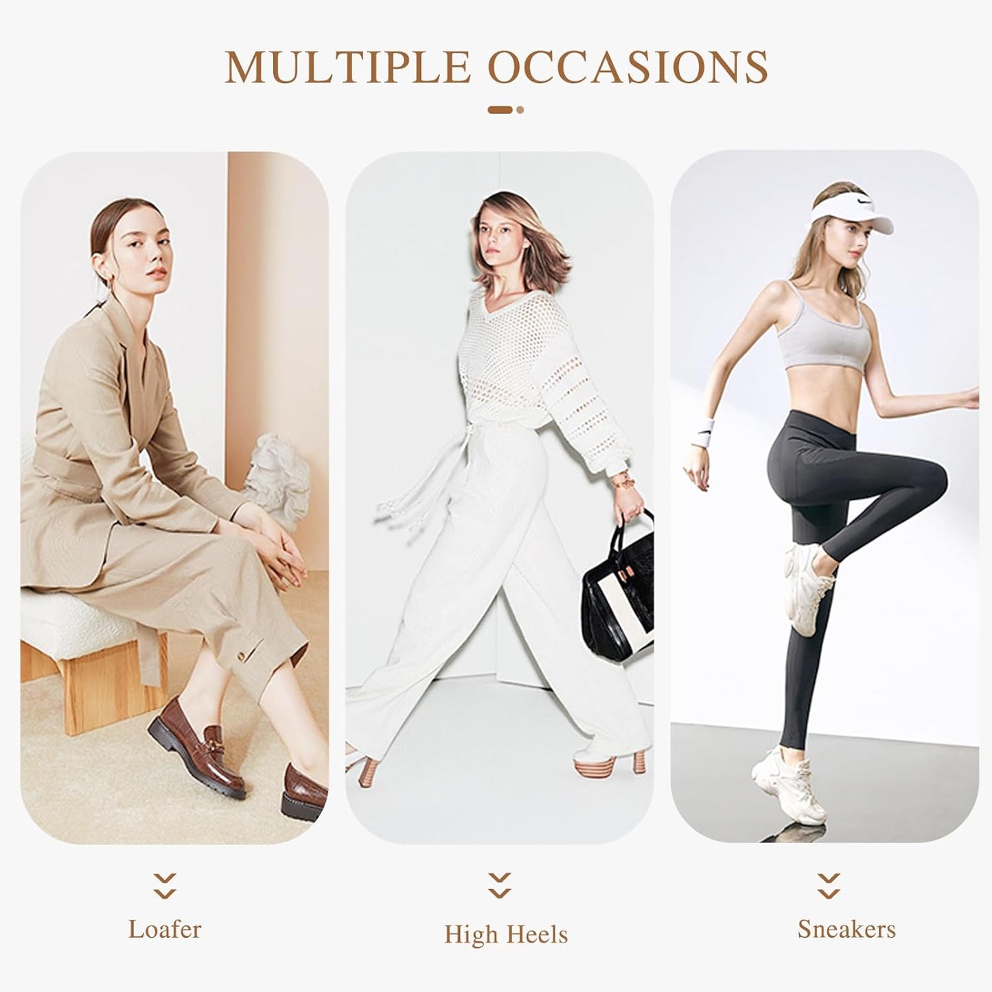 6 Pairs Invisible Non -Slip Woman Short Socks Low Cut Liners & Ankle Socks