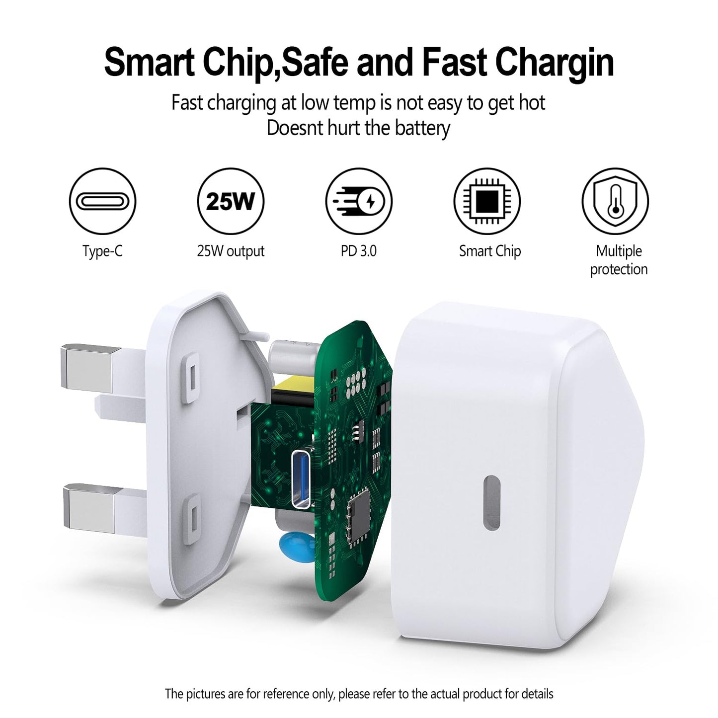 Samsung Fast Charger,2 Pack USB Type C Phone Charger Cable and Plug Fast Charge 25W Super Charging