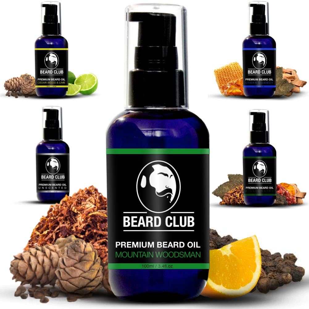 Mount Wooside Woodsman Beard Oil Bottle Growth Oil, Conditioner & Softener for Beard Care