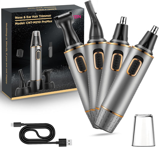 Nose Hair Trimmer for Men,4 in 1 Rechargable Nose Trimmer Men 2025 Professional Upgrade Painless Noses Hair Trimmer