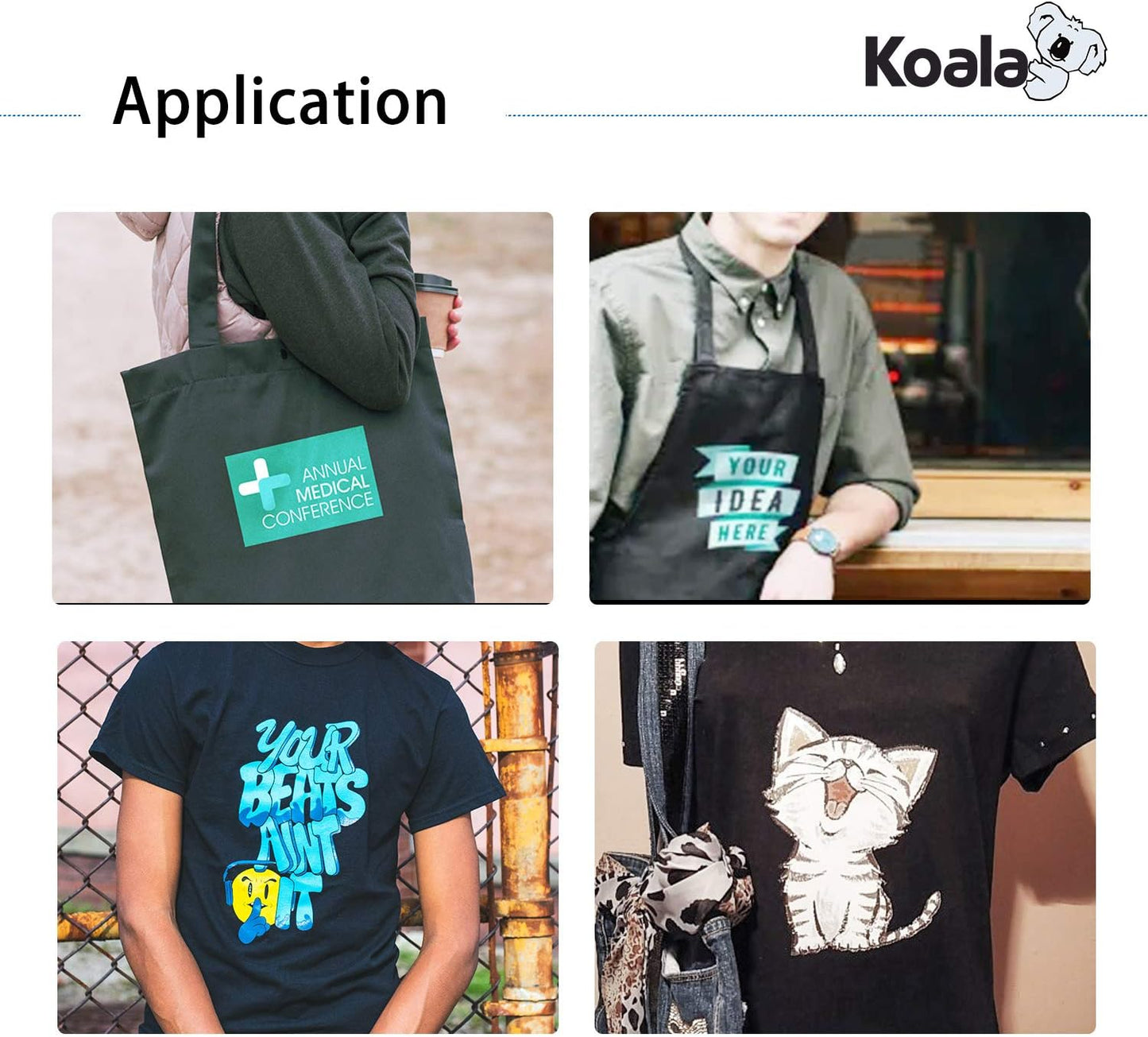 Premium Inkjet Iron On T Shirt Transfer Paper for Black and Dark Fabrics, A3. Vivid, Long-lasting Images. Easy to Use