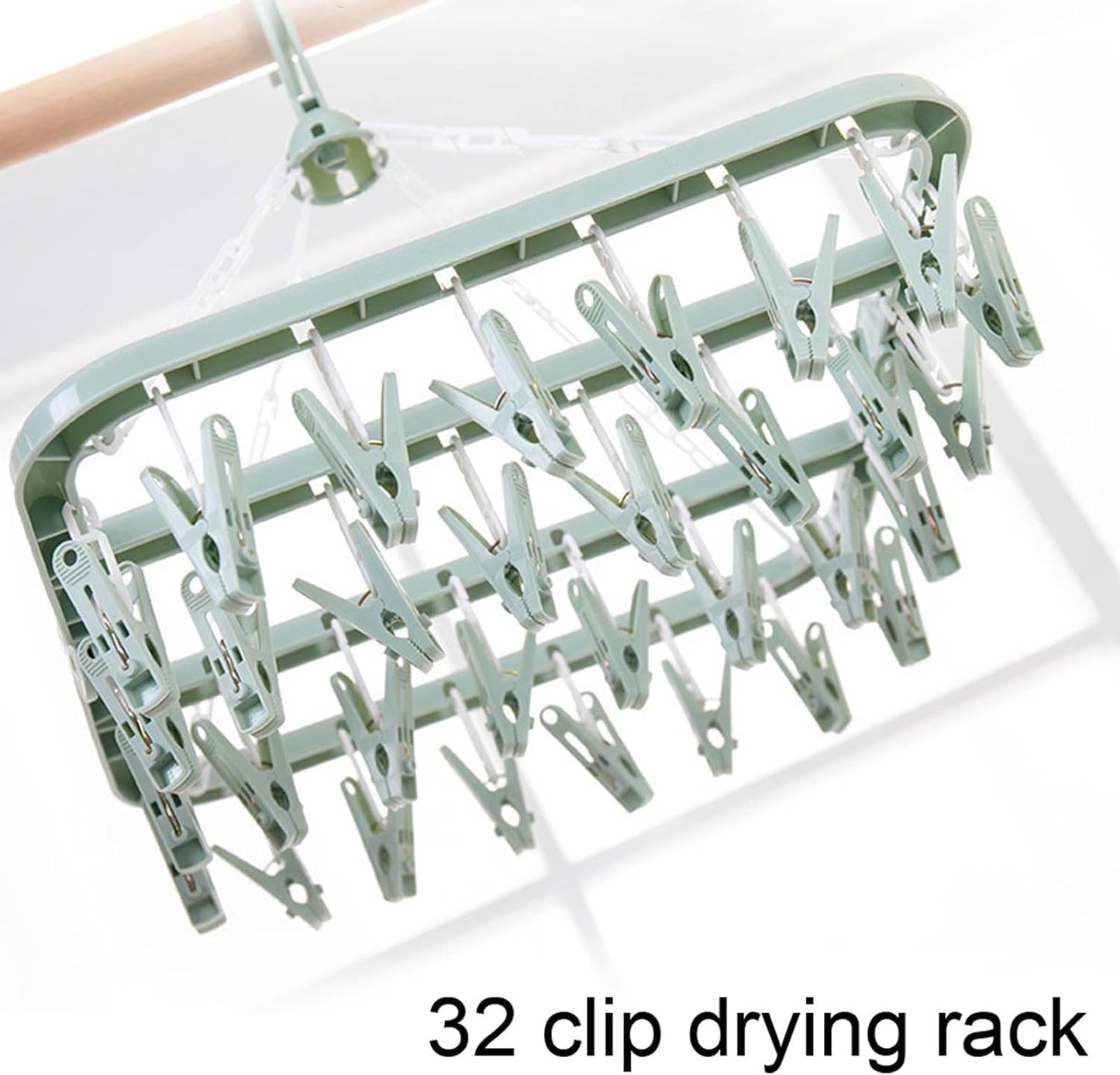 Clothes Drying Hanger and Drip Foldable Hanging Sock Rack Multifunction clothes drying rack