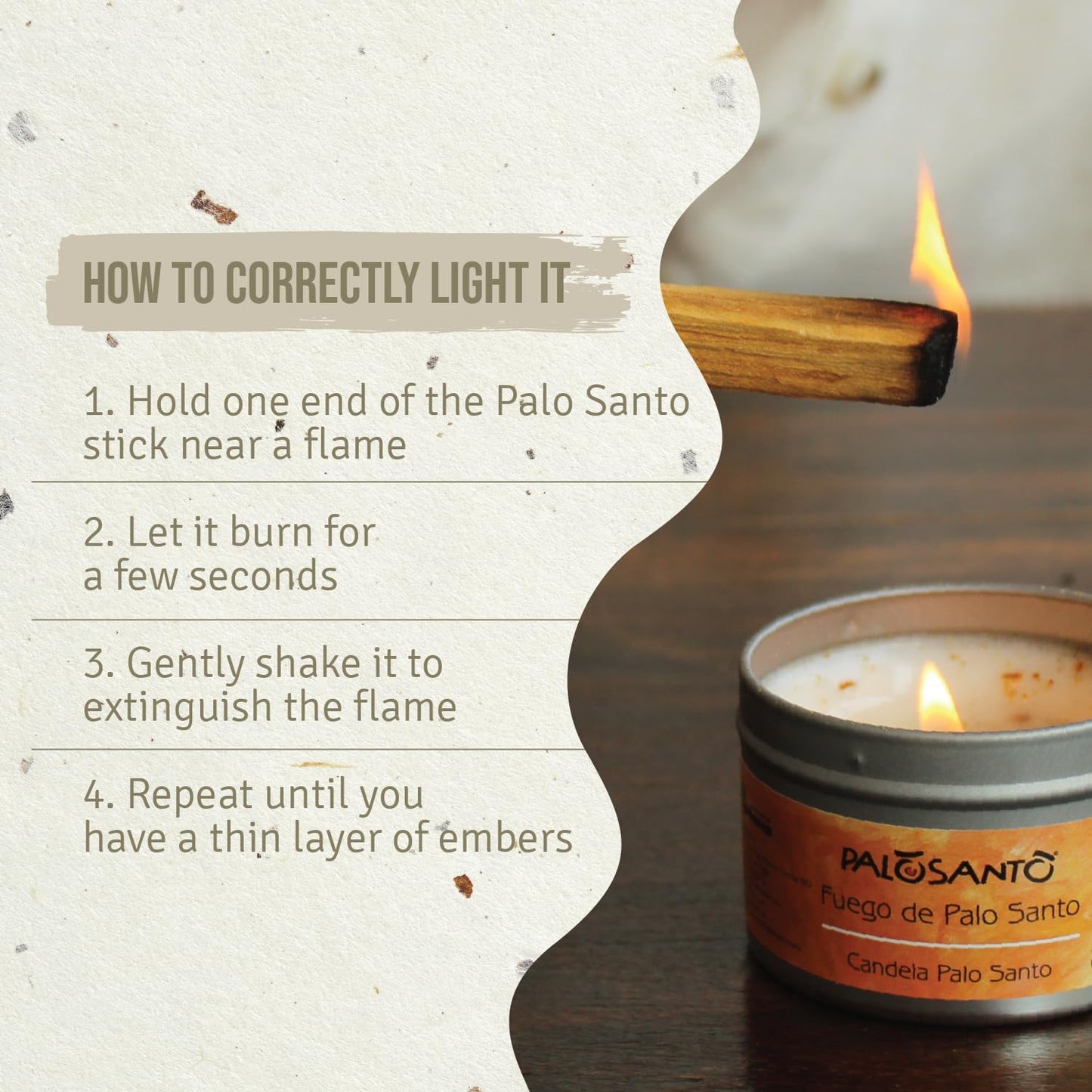 Sticks Popular Ayabaca from Peru - 8 Wood Sticks 10cm - Natural Incense for Stress Relief and Meditation - Palo Santo Wood Wild Harvested & Sustainably Sourced