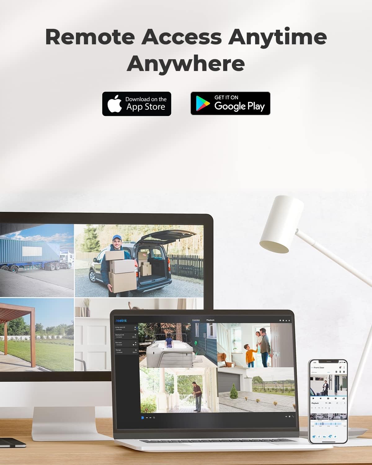 4K Ultra HD PoE CCTV Camera with Human/Vehicle Detection, Smart Motion Alerts, Time Lapse, IP67 Weatherproof, Audio Recording, 820A