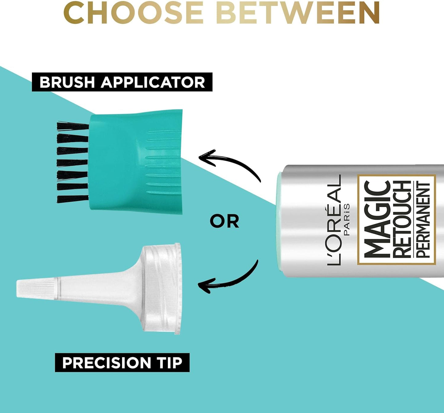 Magic Retouch Permanent Root Concealer, Brown, for Grey Hair