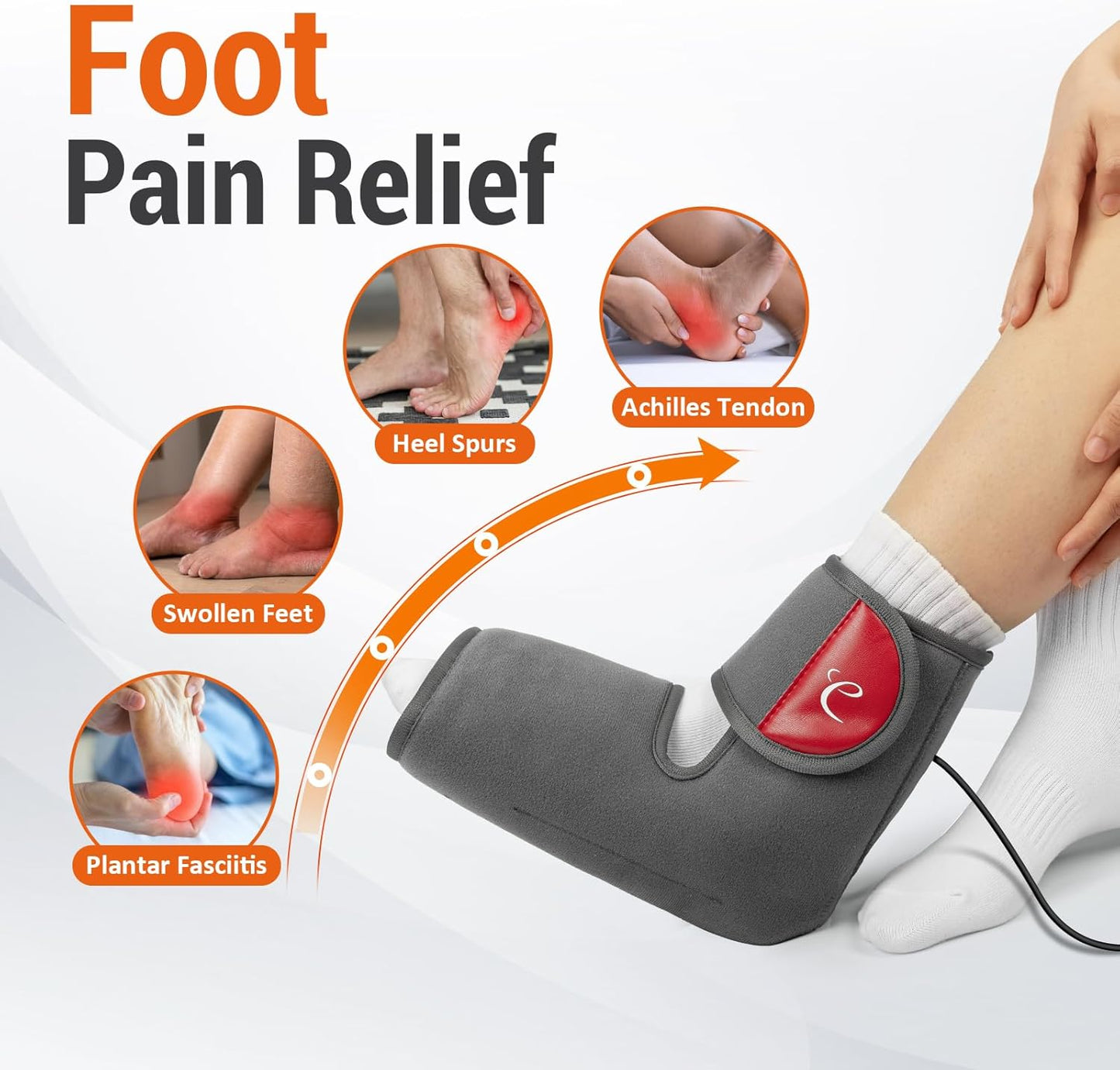 New Electric Foot Warmer with 3 Heating Levels & Timers