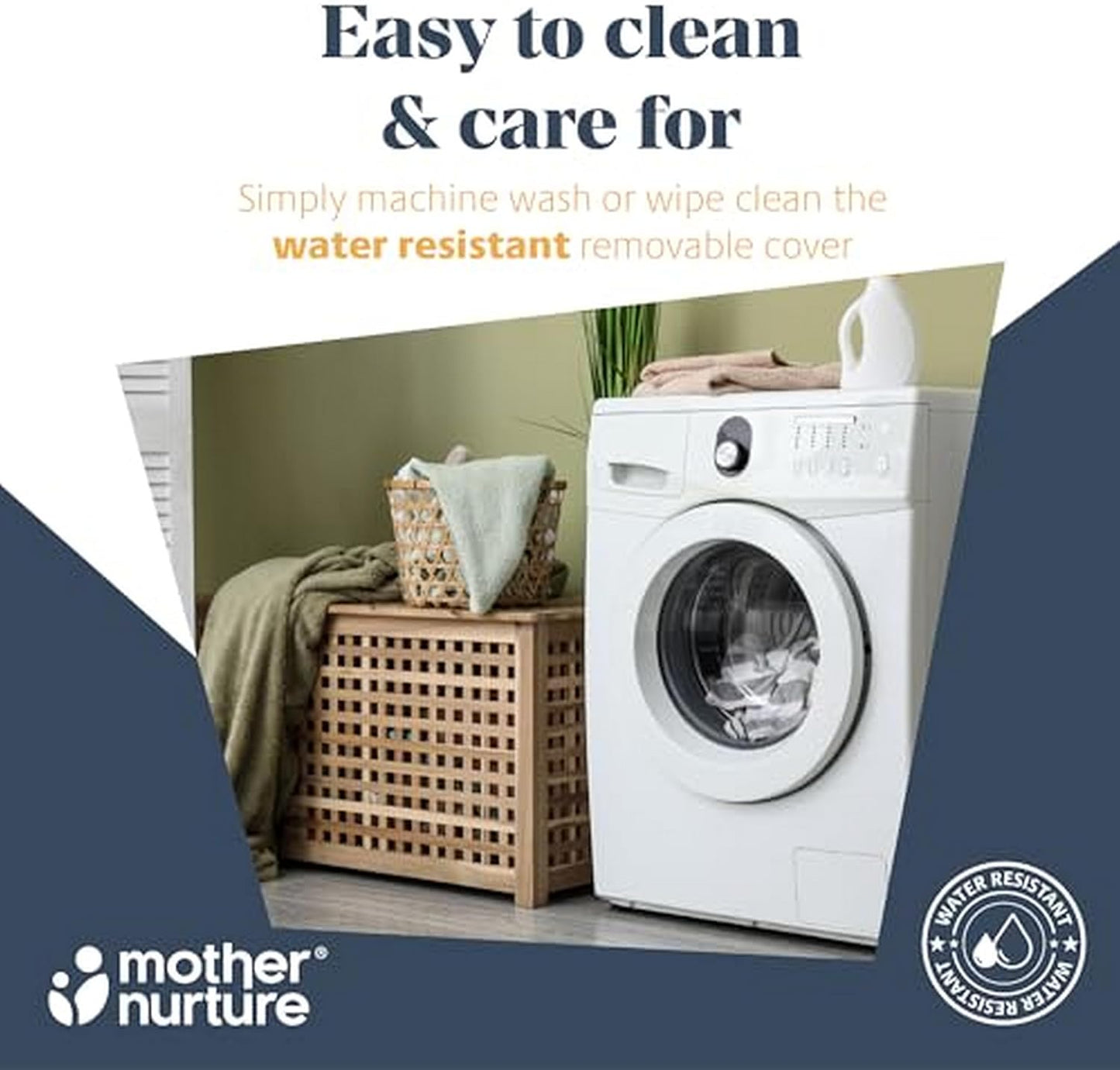 Eco Fibre Cot Bed Mattress (120 x 60cm x 10cm) Breathable Baby Cot Bed Mattress for Comfy Night’s Sleep, Reversible & Hypoallergenic with Removable Cover for Easy Clean