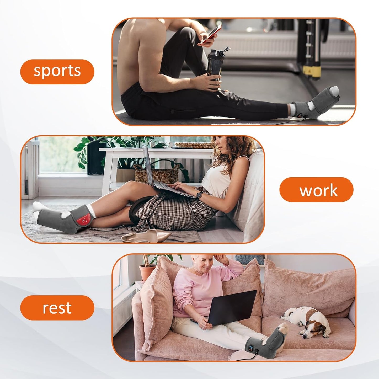 New Electric Foot Warmer with 3 Heating Levels & Timers