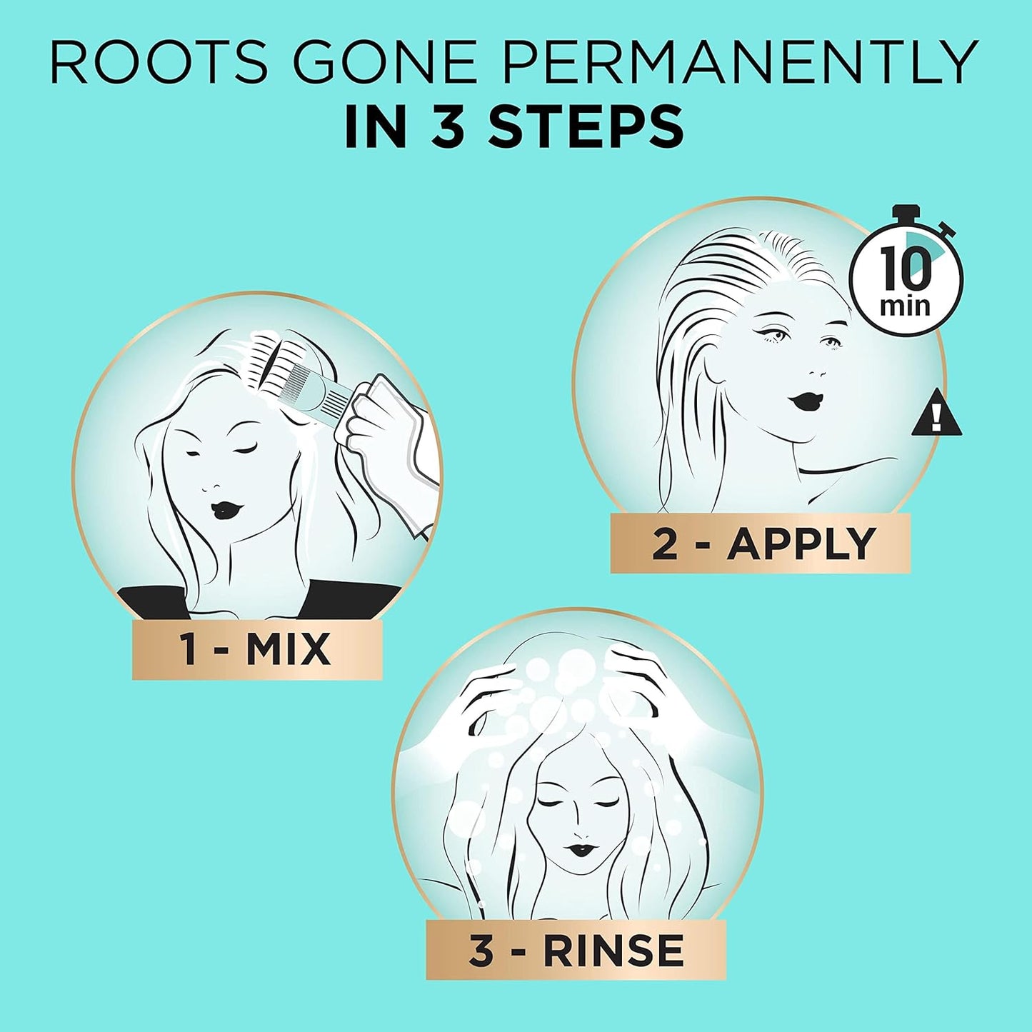 Magic Retouch Permanent Root Concealer, Brown, for Grey Hair