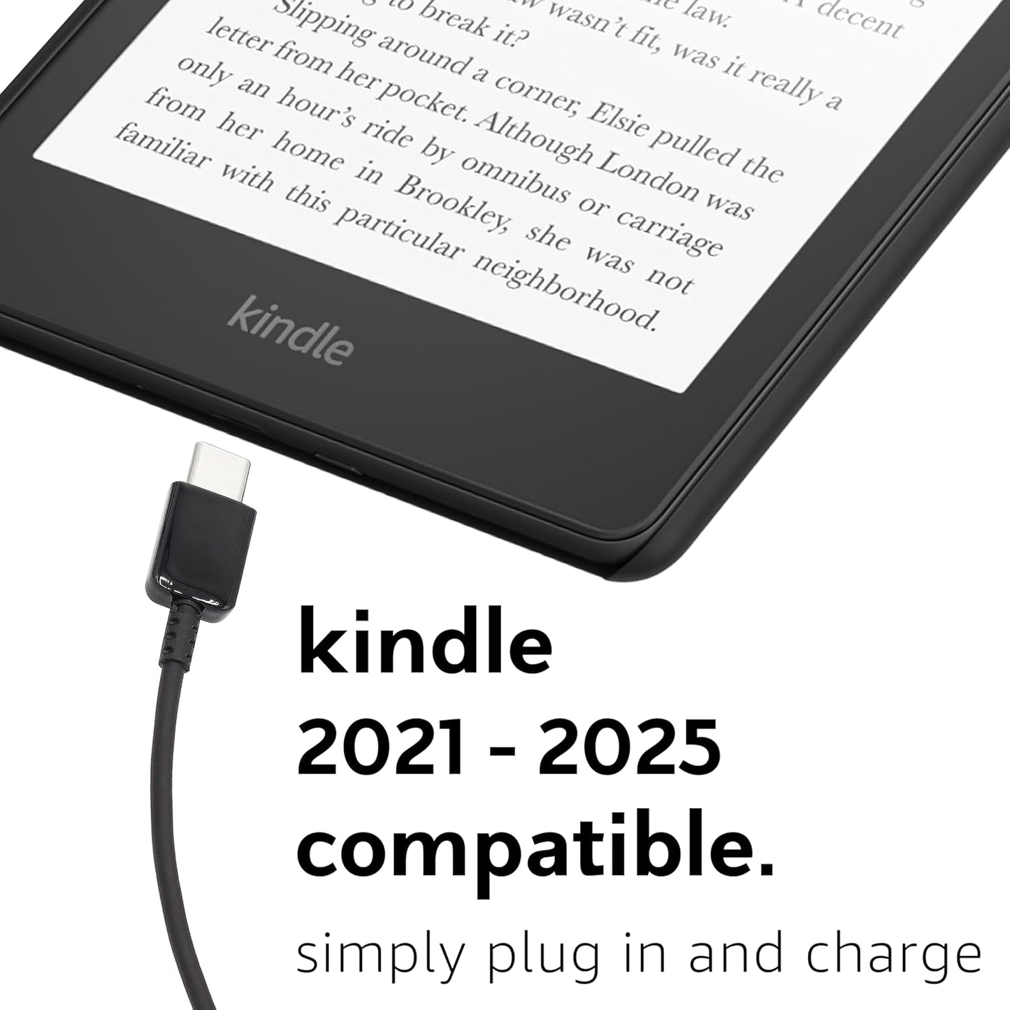 Kindle Charger Cable USB C Charging for All-new Kindle 12th Generation Paperwhite (2024 release) & Kindle Kids 11th Generation (2022)