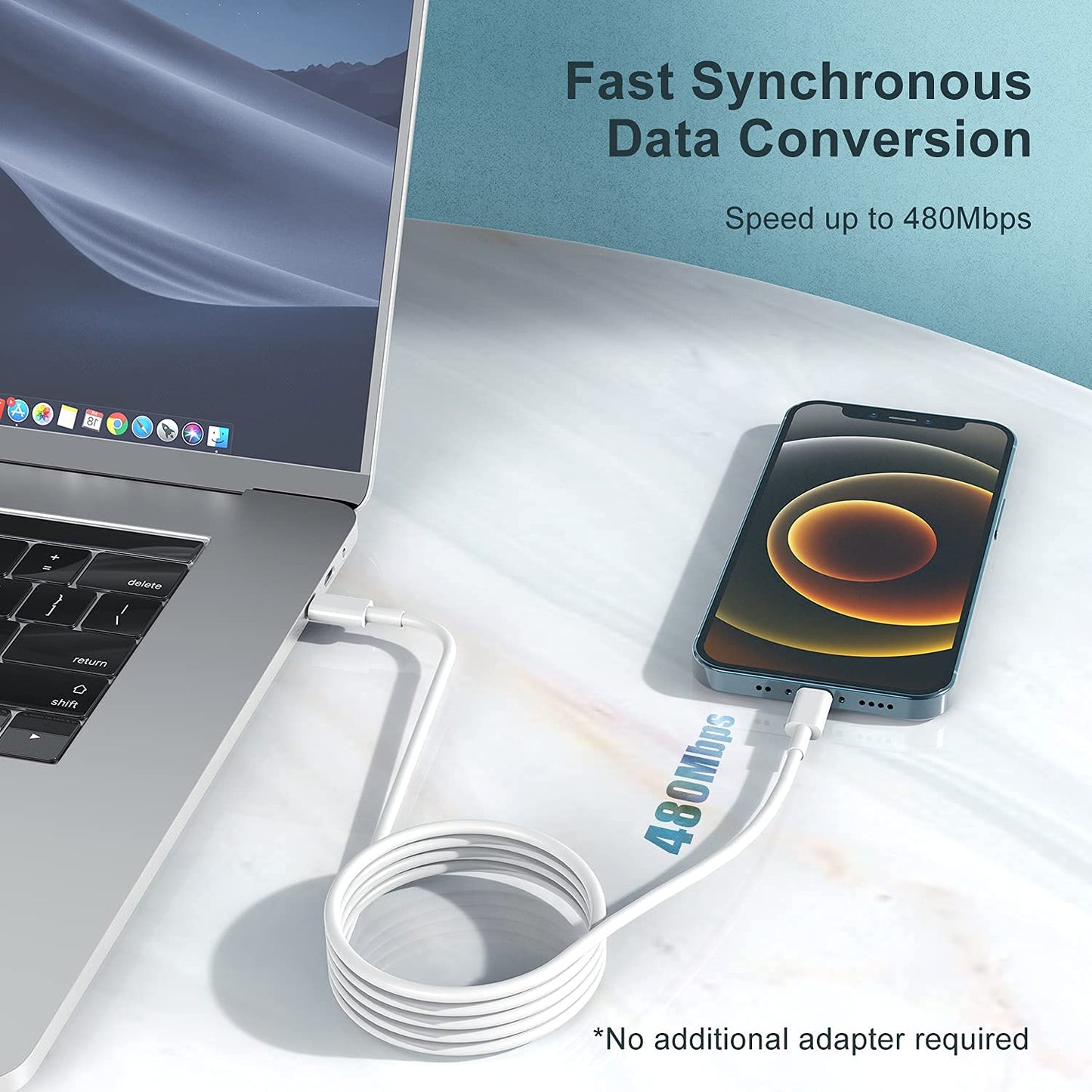 USB-C to Lightning Cable for iPhone and iPad