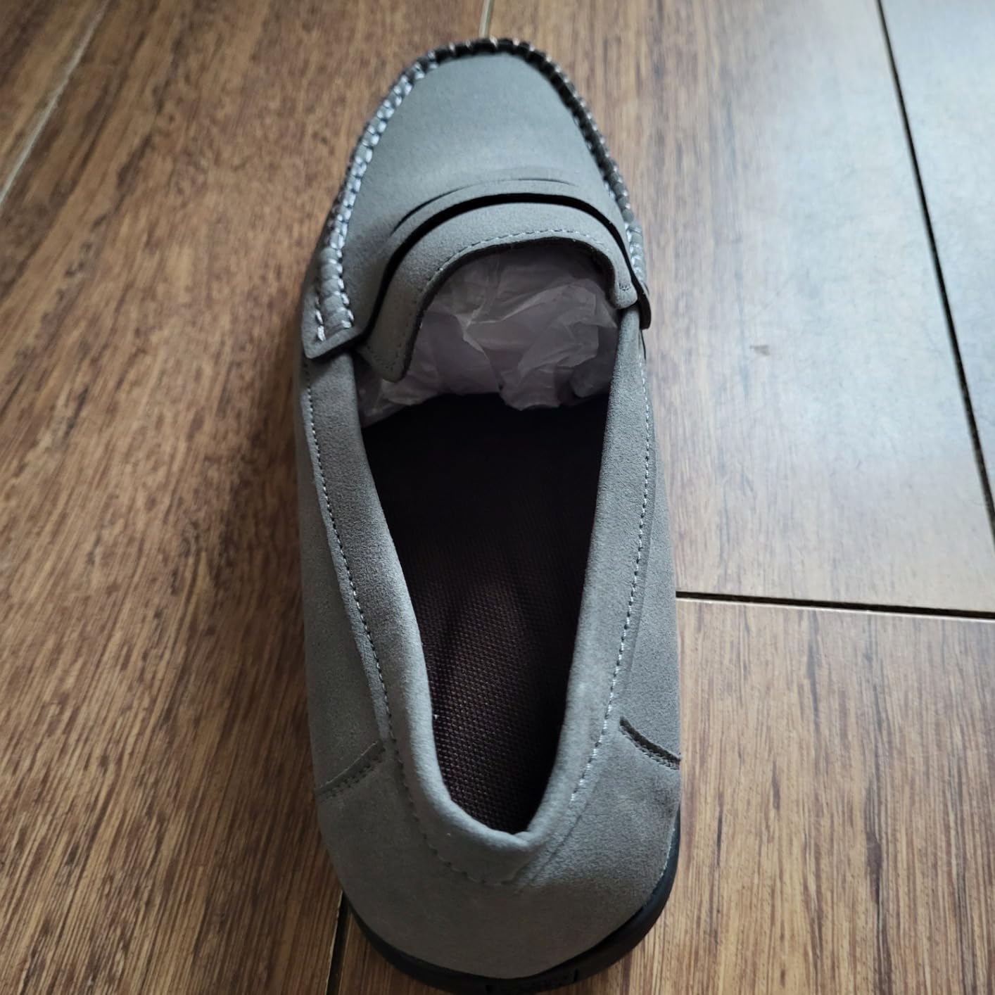 New Men's Grey Business Casual Loafers