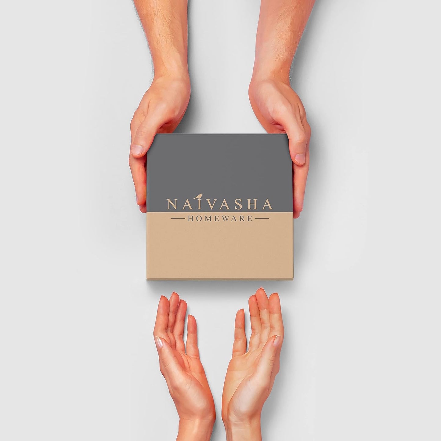 Homeware Marble Coasters Set of 4 - Stunning Decorative Coasters in GLOSS Finish, Elegant Stone with Cork Bottom - Night